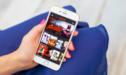Netflix app on a smartphone screen