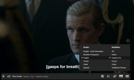 Netflix The Crown with Subtitles