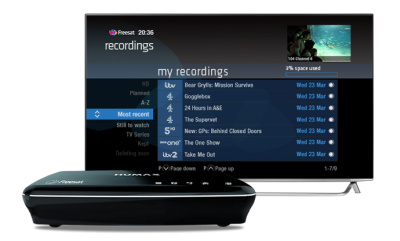 Humax HDR-1100S Screen