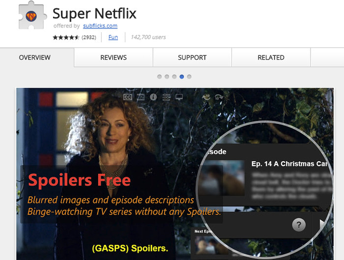 Super Netflix extension