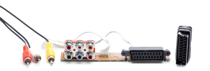 RCA Scart connections