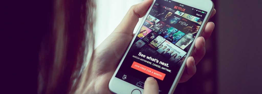 Netflix on phone