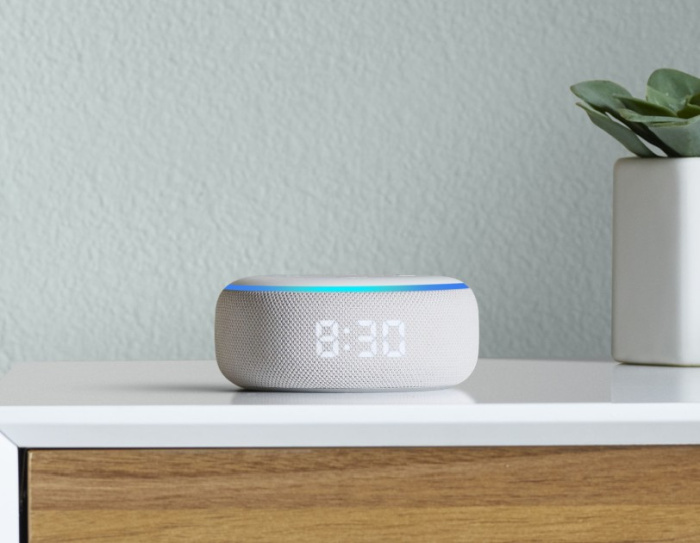 Amazon Echo with Clock