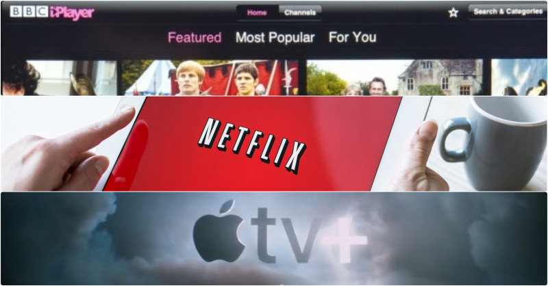 BBC iPlayer Netflix Apple TV Plus