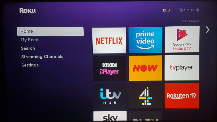 Roku Express Homescreen