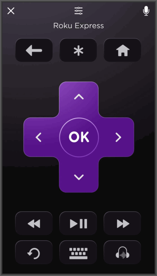 Roku smartphone app