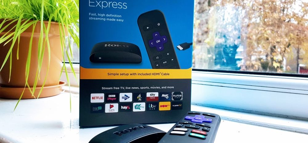 Roku Express on window