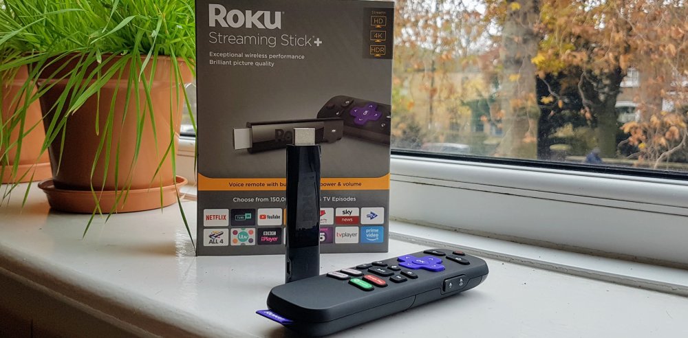 Roku streaming stick plus window 1000