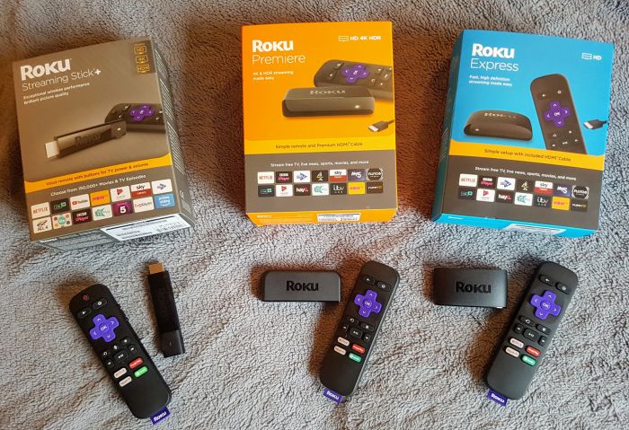 Roku all devices comparison