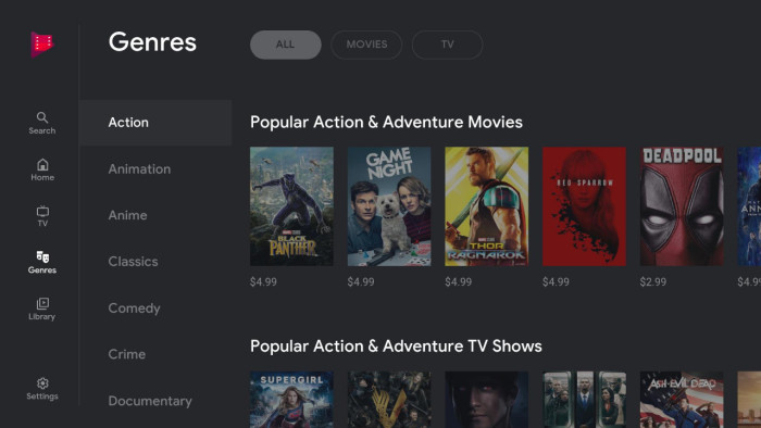 Google Play on roku