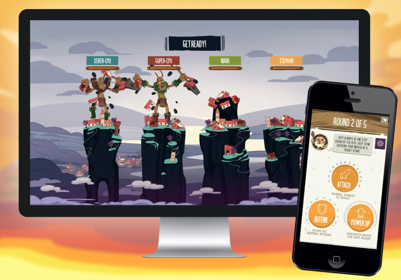 Tricky Titans chromecast game