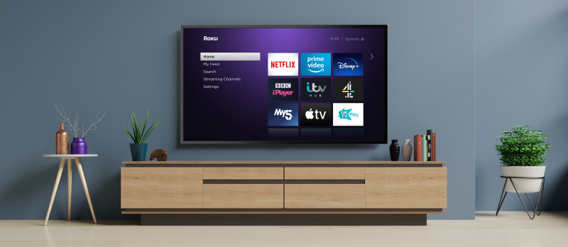 Roku TV screen