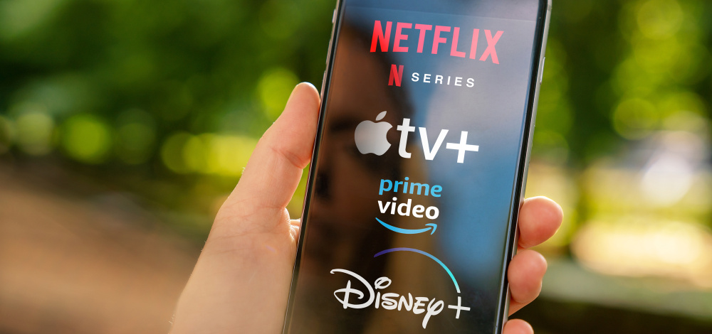 streaming services on phone netflix apple disney prime