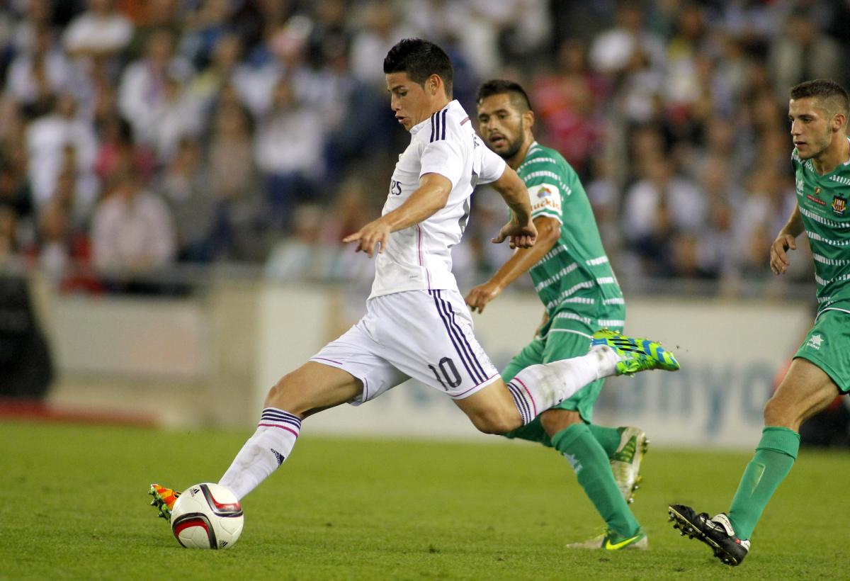 James Rodriguez of Real Madrid la liga