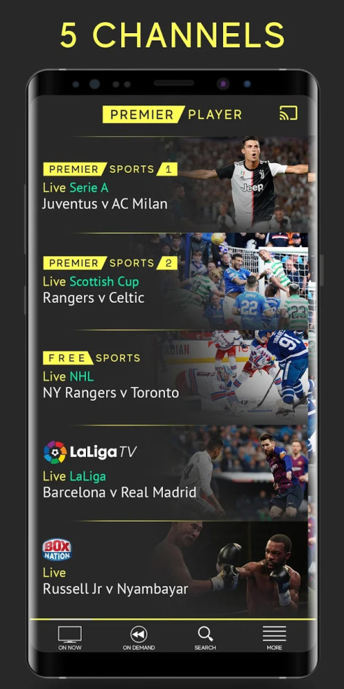 Premiere Sports app