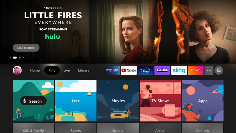 Amazon Fire TV new interface