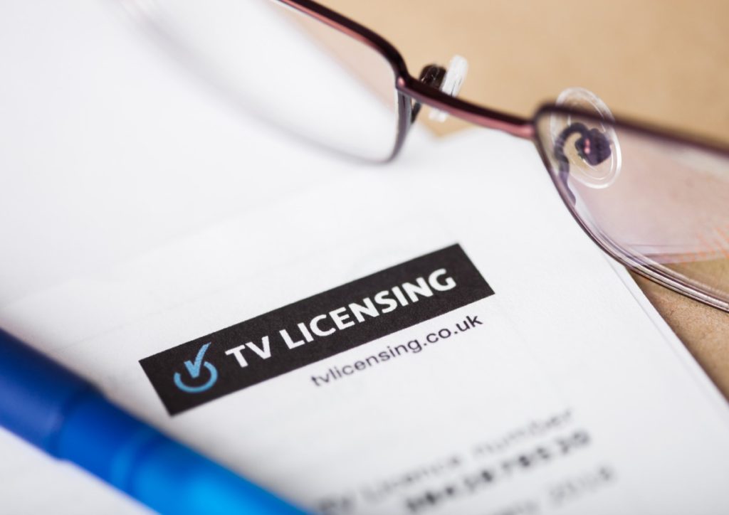 TV licence documents