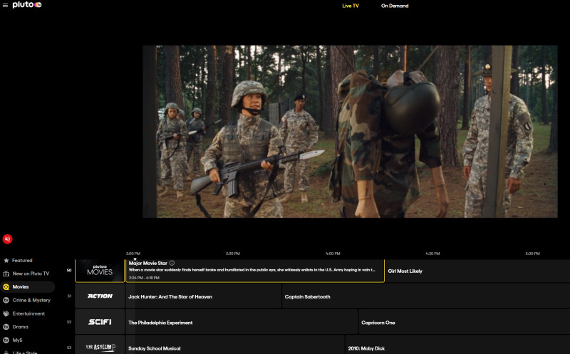 pluto tv free movies