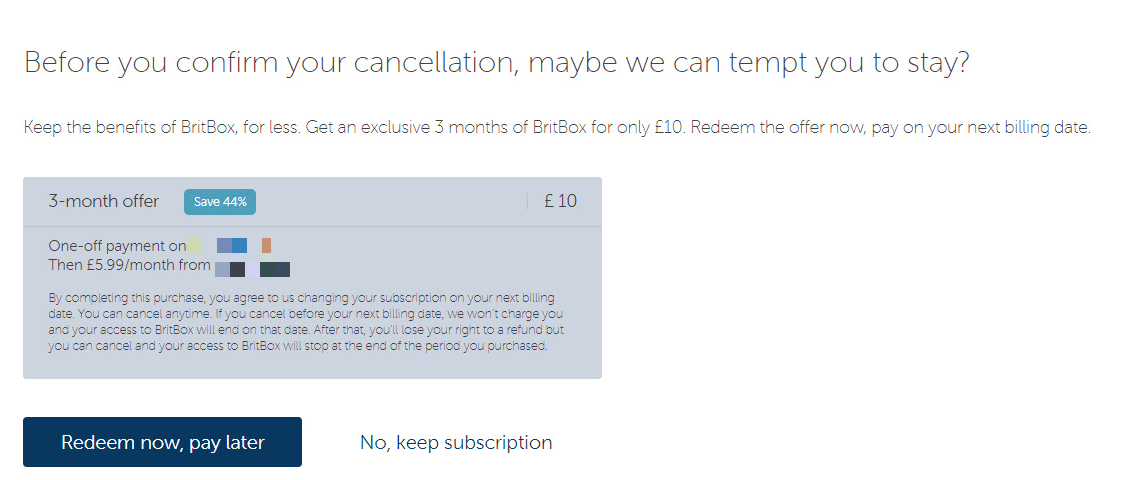 BritBox 10 offer