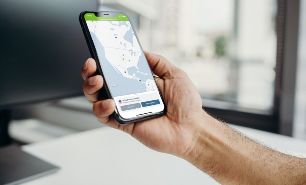 NordVPN US on mobile