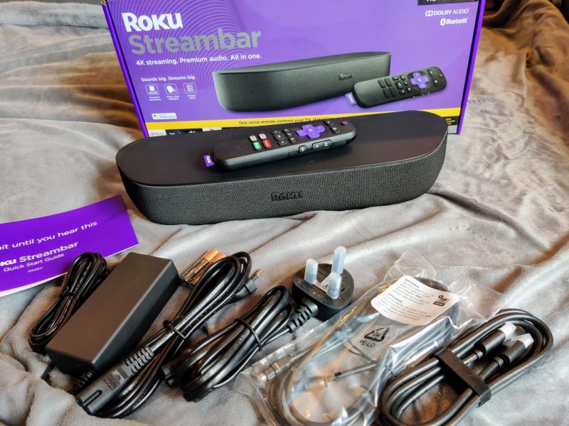 Roku Streambar in the box