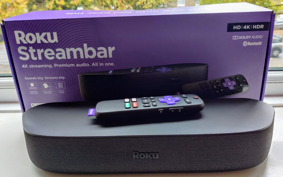 Roku Streambar on window