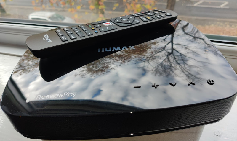 Humax Aura closeup