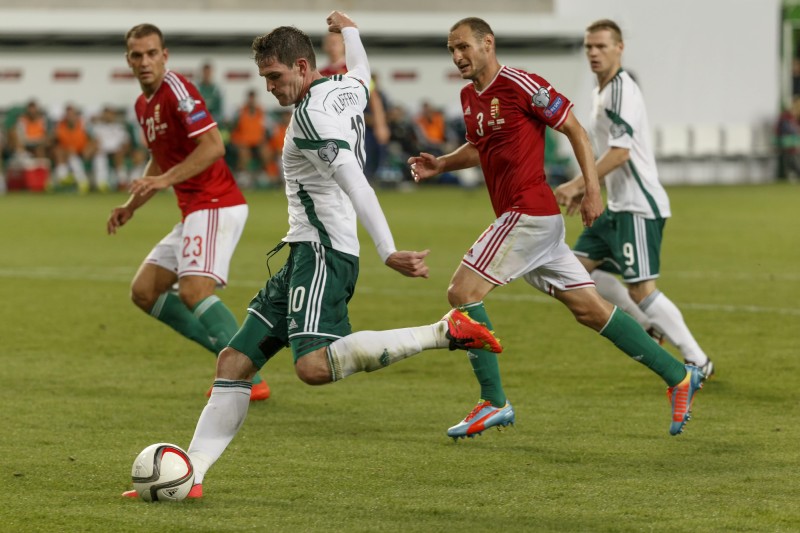 Hungary VS Northern Ireland in the UEFA Euro 2016 qualifiers