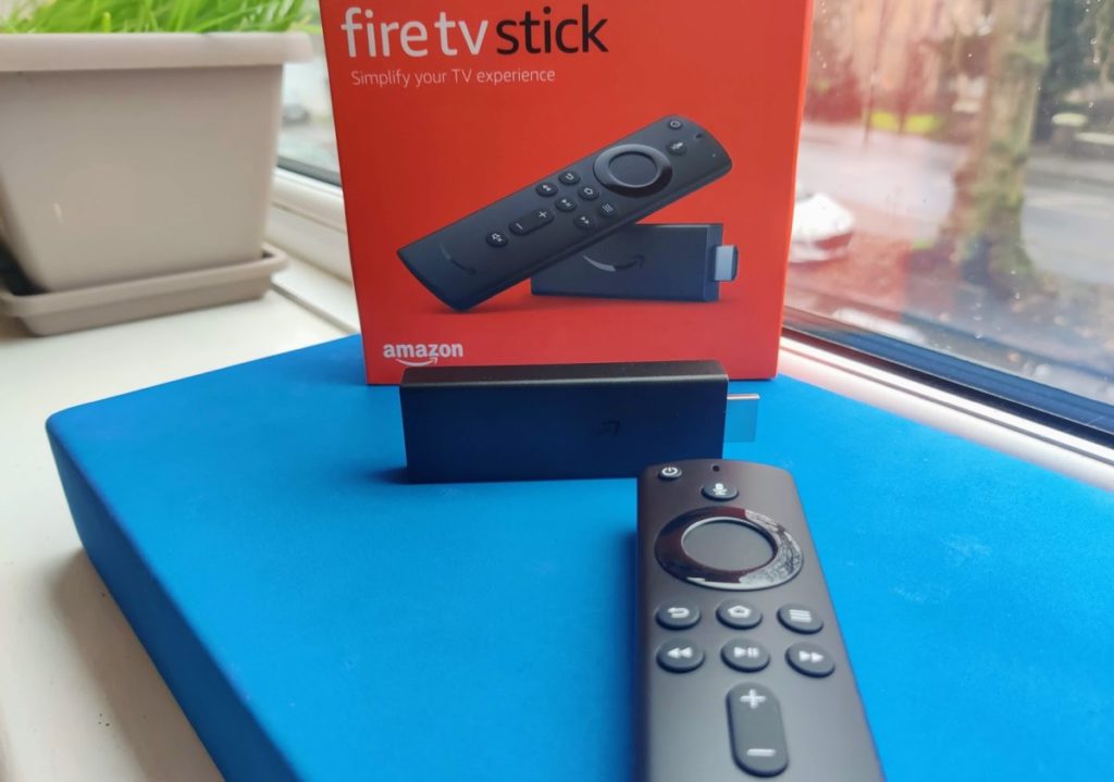 Amazon Fire TV 3rd gen on window