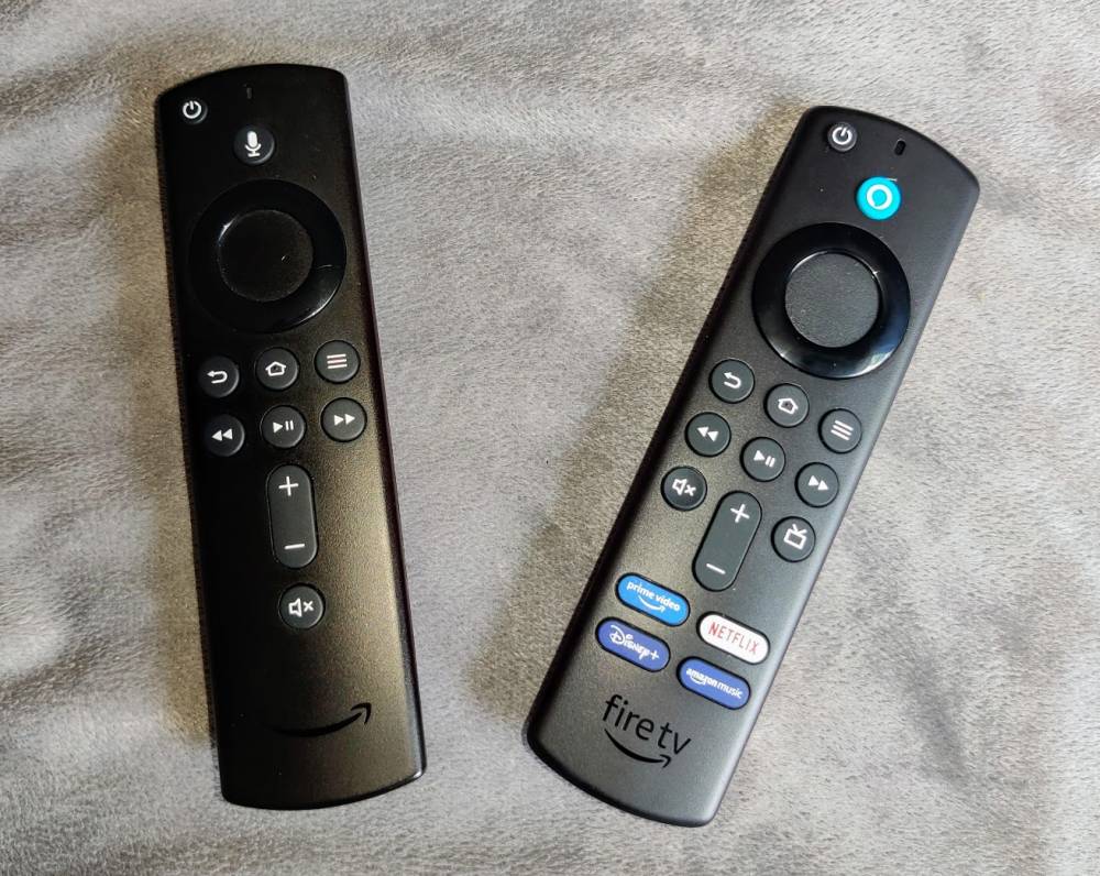 Fire TV New remote and old remote