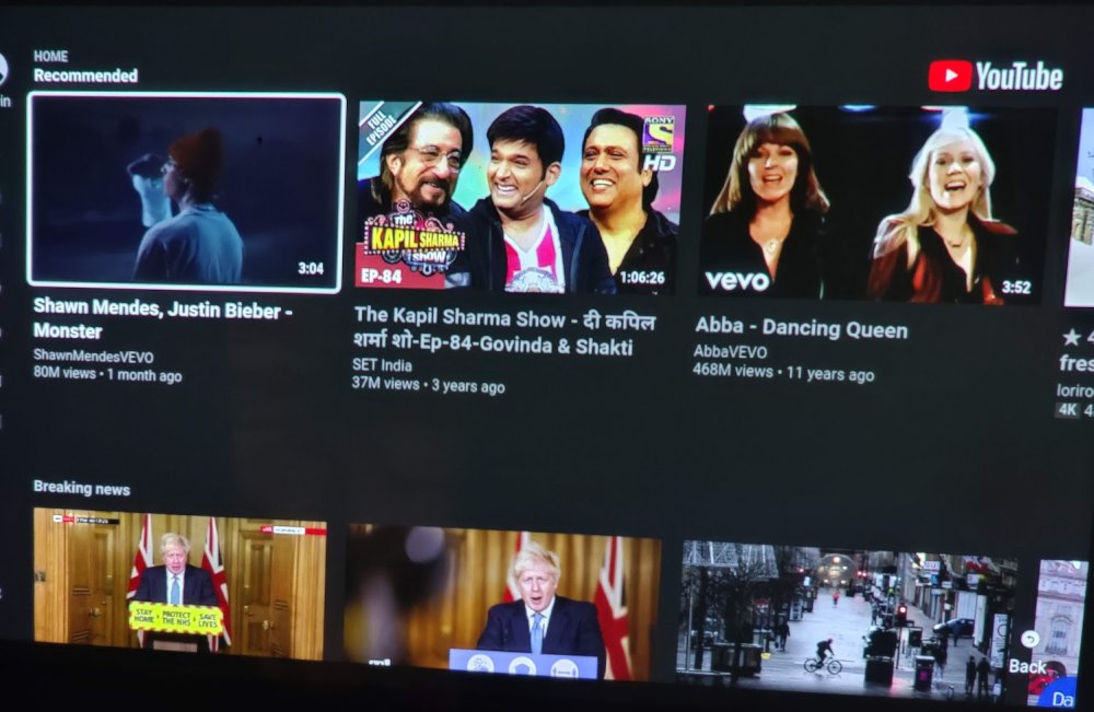 JMGO Explorer youtube