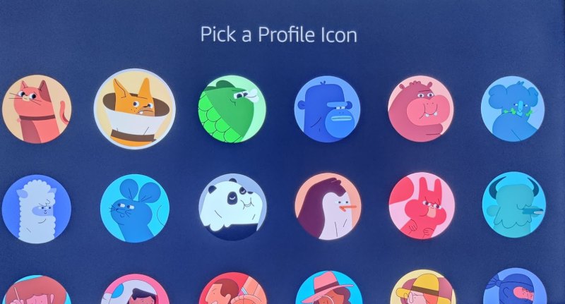 New Fire TV ui profile icon