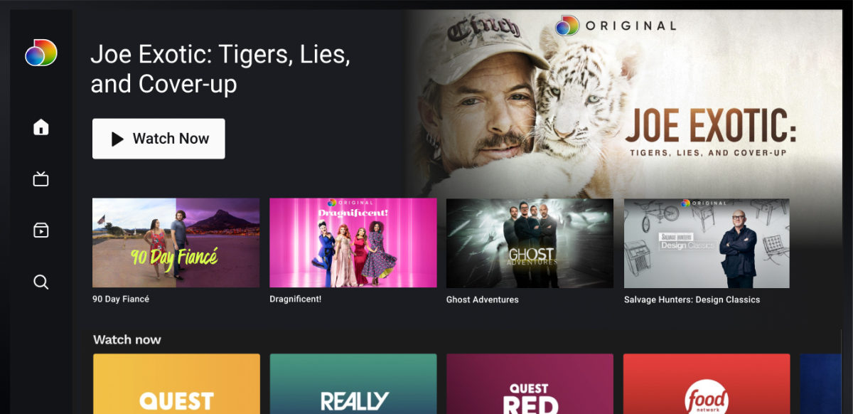 Discovery Plus on Amazon Fire TV