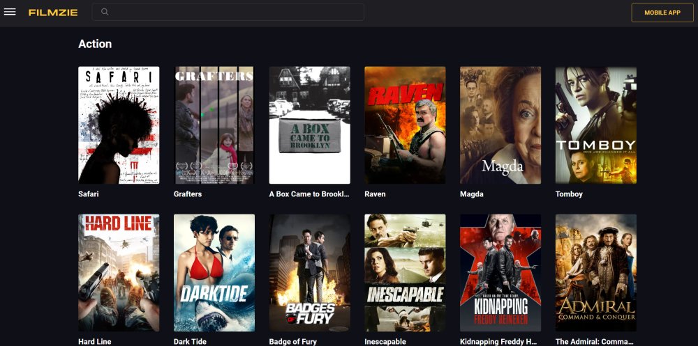 Filmzie - Free movies site