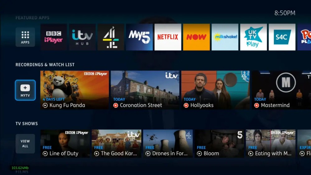 YouView new ui recordings