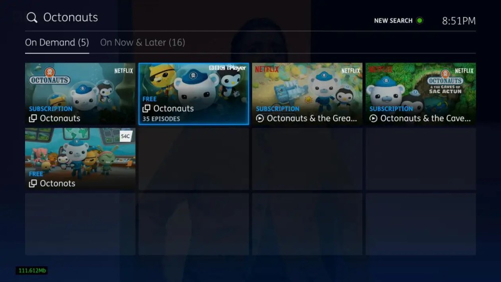 YouView new ui search