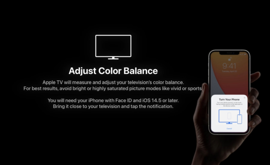 Apple TV 4K colour calibration