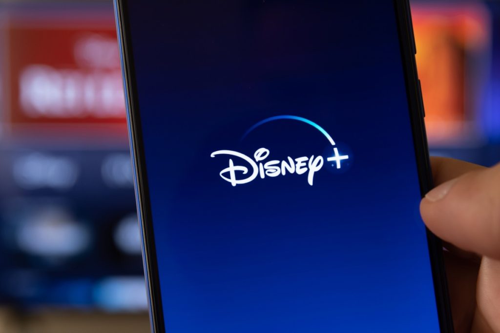 Disney Plus app on smartphone 1200