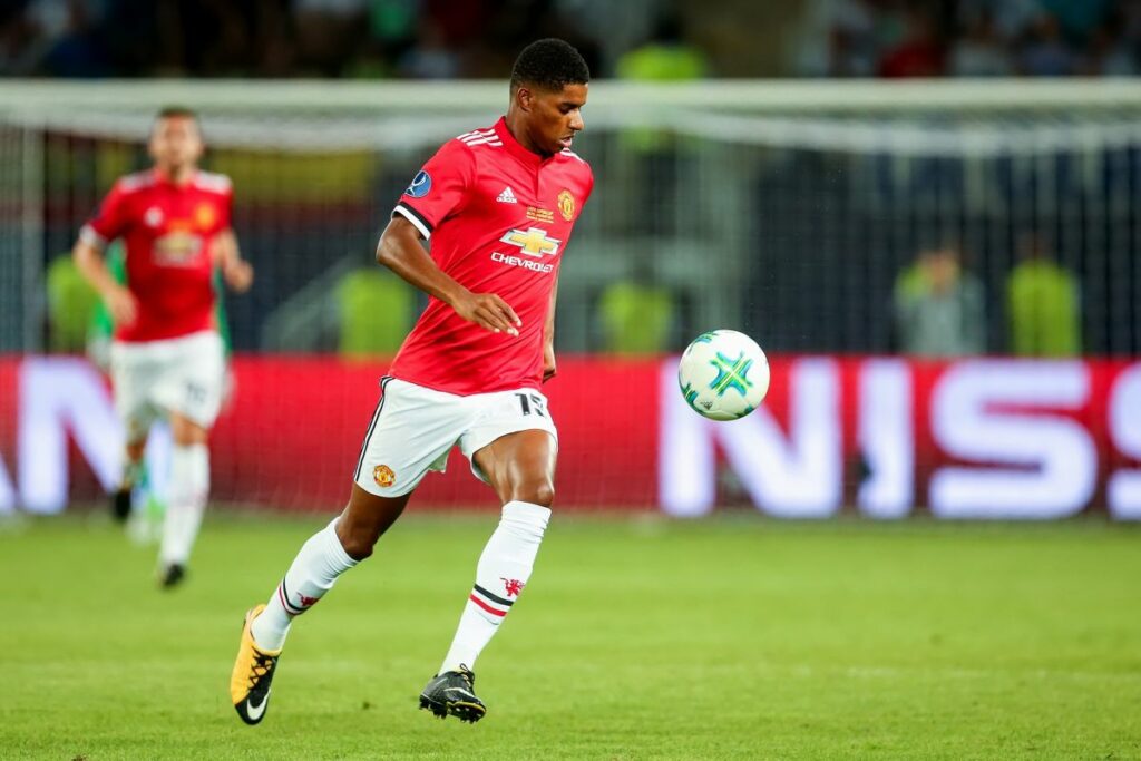 Marcus Rashford manchester united uefa 2017