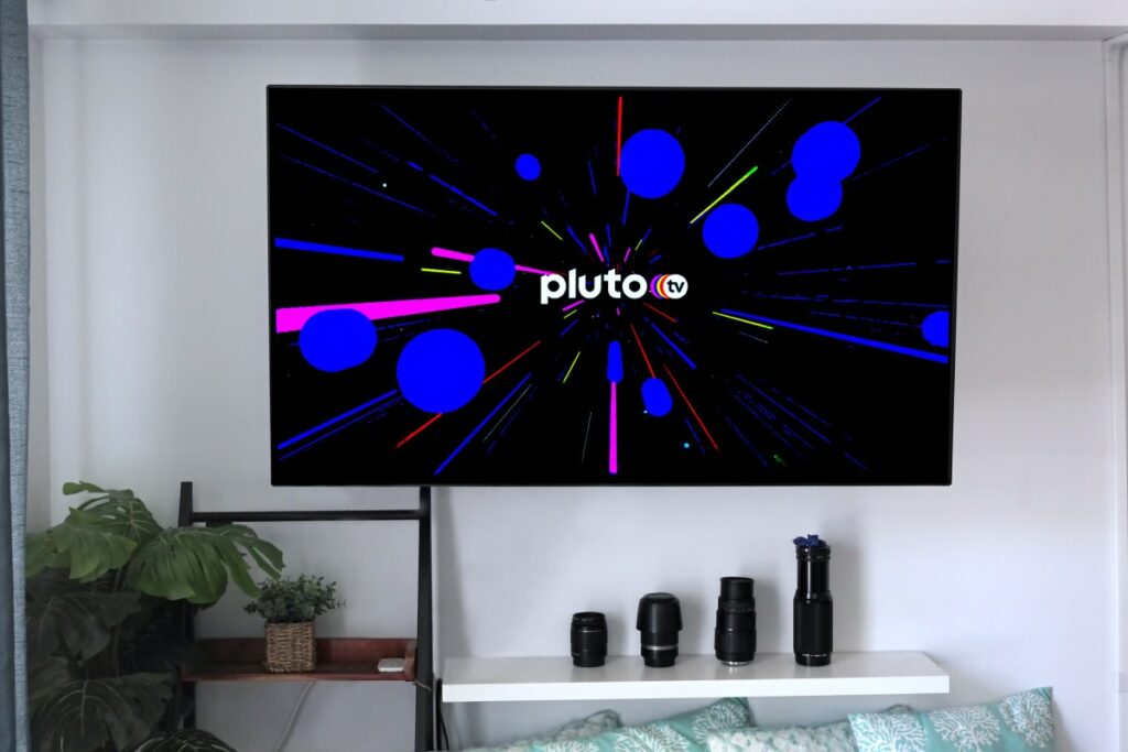 Pluto TV on a TV