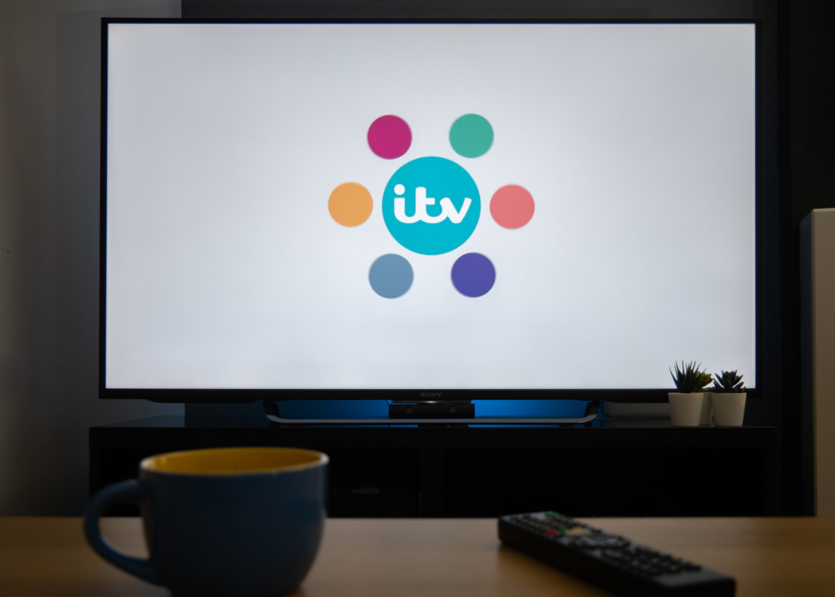 ITV Hub on TV - deposit - vantagedrones