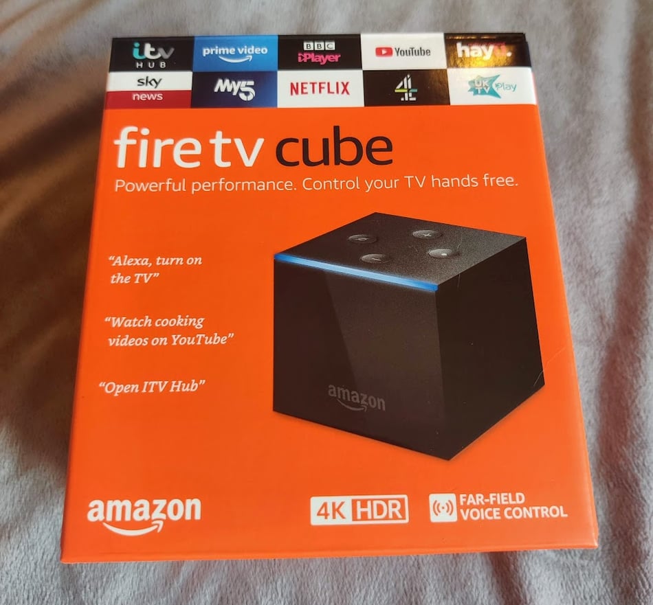 Fire TV Cube box