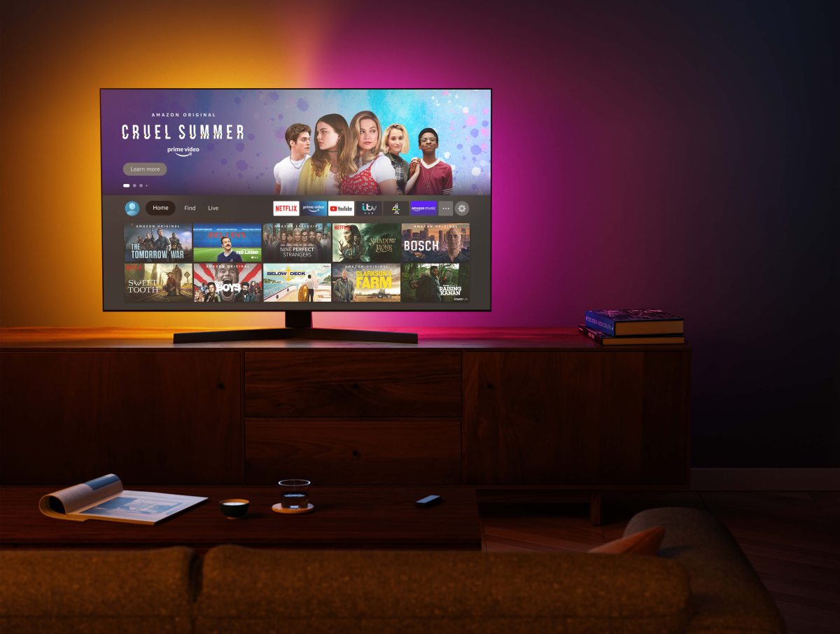 Amazon Fire TV Max living room