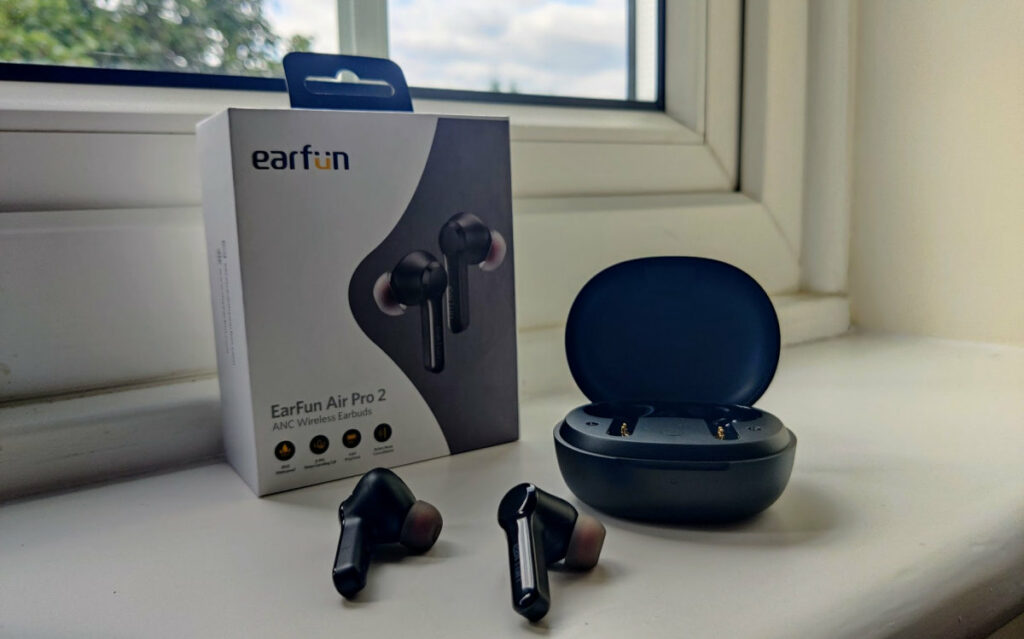 Earfun Air Pro 2 on window