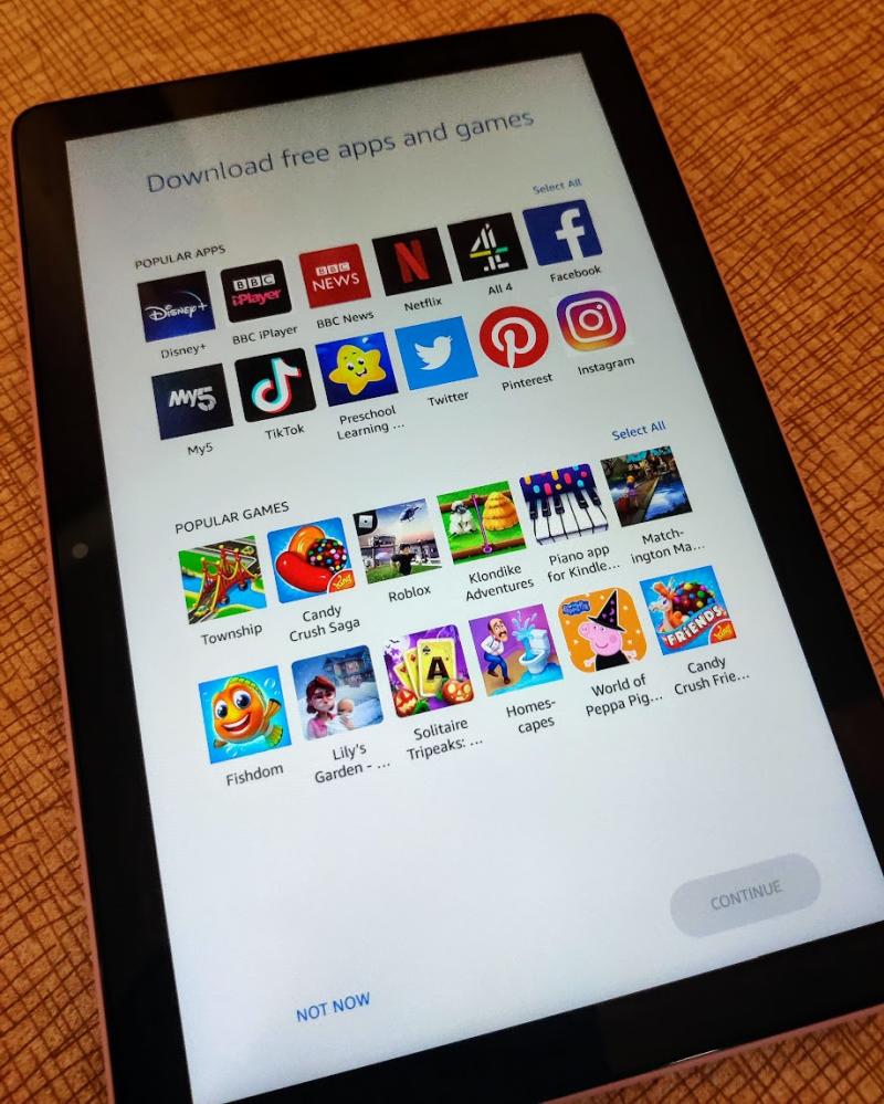 Fire HD 10 popular apps to install