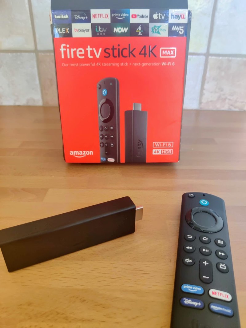 Fire TV 4K Max near box