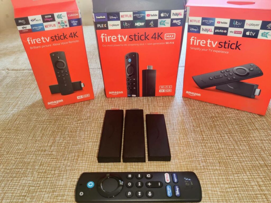 Fire TV Sticks Close comparison