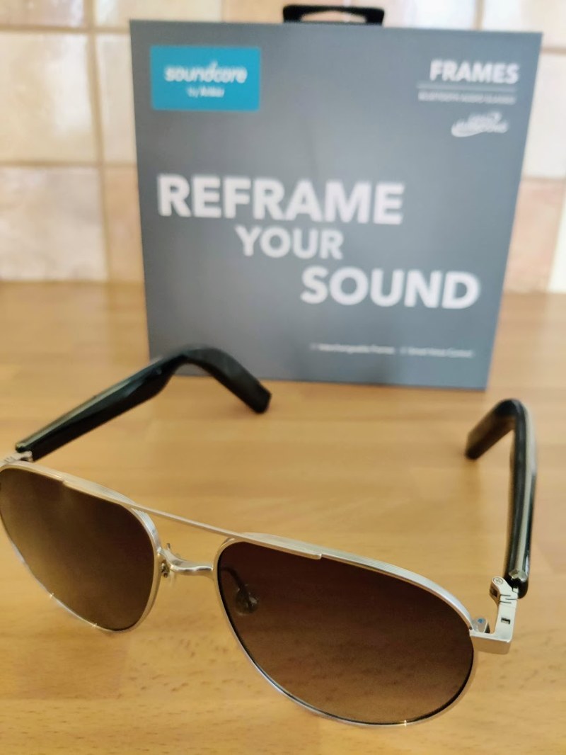 Soundcore Frames near box