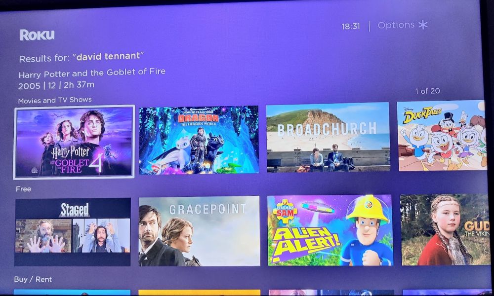 Roku Actor Search 2021