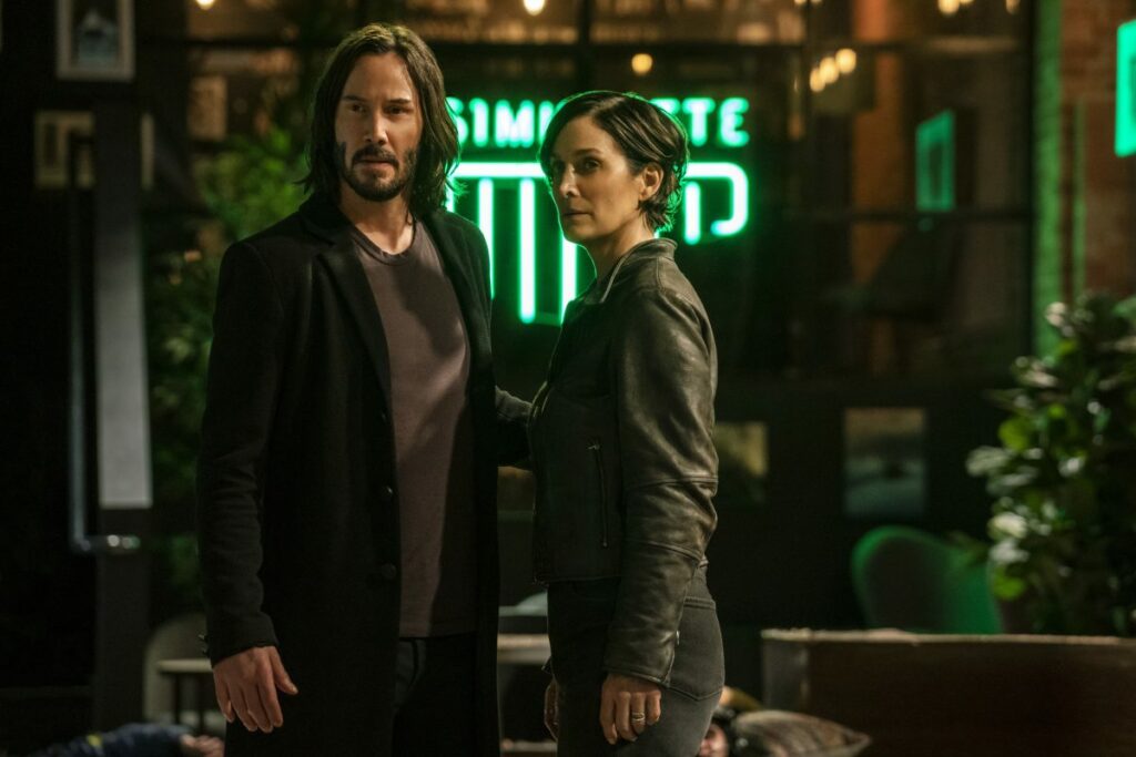 The Matrix Resurrections Keanu Carrie